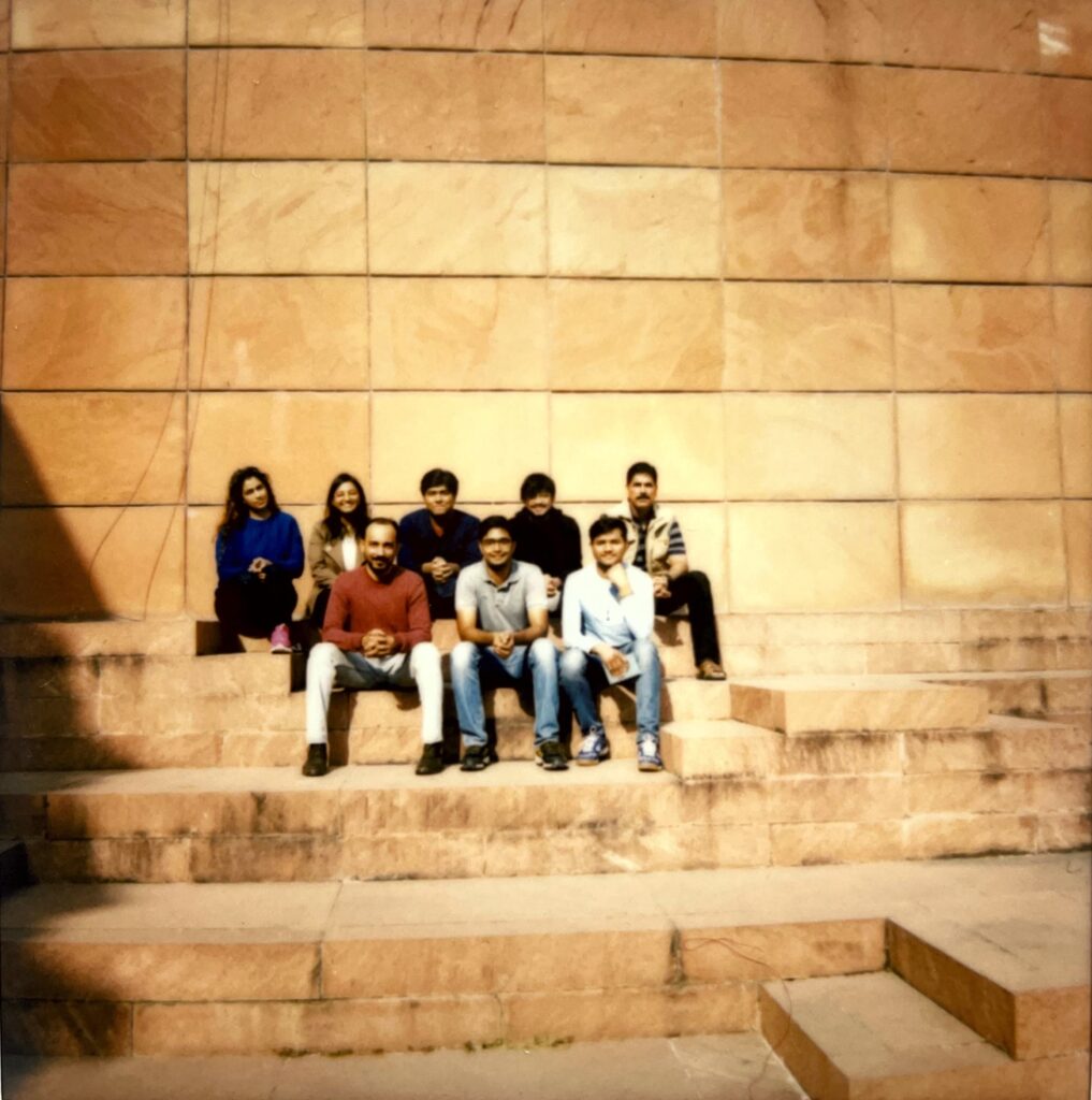 The Jaipur Book Club at JKK, Jaipur. Polaroid Photograph